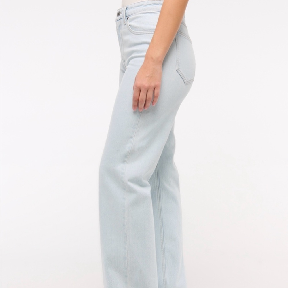Abercrombie & Fitch Blue Wide Leg Flare Jeans